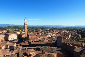 Siena, Torre del Mangia. Tuscany, Italy