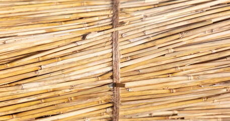 Dry hay as a background. Texture