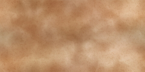 Natural beige matte suede seamless texture. Reverse side of leather. Realistic vector illustration. Deerskin background - obrazy, fototapety, plakaty