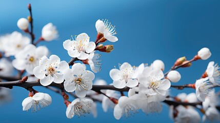 Spring Background Blue Sky Though Branches, HD, Background Wallpaper, Desktop Wallpaper