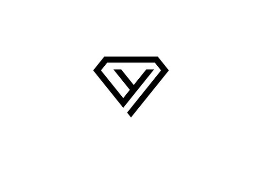 Letter Y Diamond Logo Design