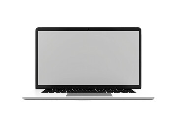 Laptop Studio Isolated on Transparent Background. Ai