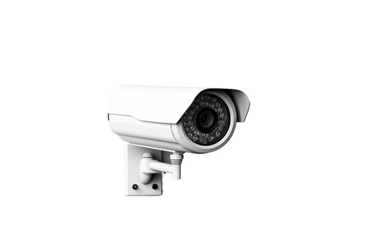 Security Camera Isolated on Transparent Background. Ai