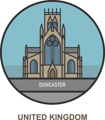 Doncaster. Cities and towns in United Kingdom