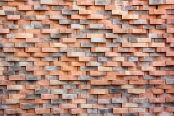 repeating pattern of bricks in a wall