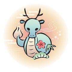 Obraz premium 辰と松竹梅