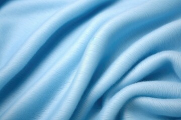 Obraz premium extreme close-up of a baby blue cashmere scarf