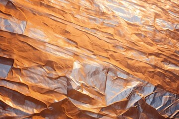 copper metal surface under direct sunlight
