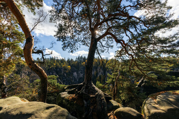 Fototapeta premium Beautiful view of the rock city