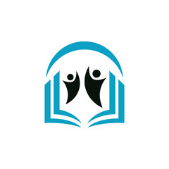 Education logo, education university and college school academy institute club logo. learning logo emblem style