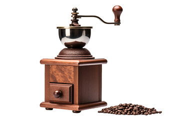 Coffee Grind Isolated on Transparent Background. Ai