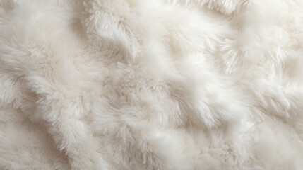 White wool texture background, cotton wool, white natural sheep wool, beige fluffy fur, fragment white carpet, close-up light wool with detail of woven pattern, factory fabric material with a twist - obrazy, fototapety, plakaty