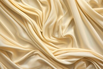 Obraz premium detailed view of a creamy twill bed sheet