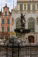 Dluga Street, tower, historical building, Gdansk, Poland,