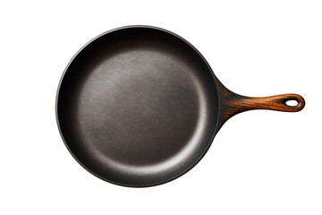 Frying Pan Isolated on Transparent Background. Ai