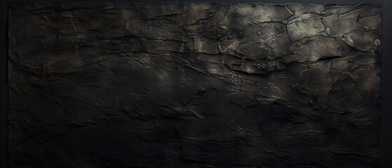 Dark stone texture background. Black and white.