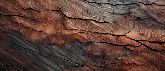 Rollo Wooden texture. Wood background. Texture of old wood with cracks © Backdesign
