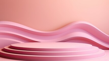 Abstract geometric background. Pink Geometry shape - obrazy, fototapety, plakaty