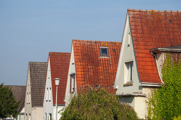 Einfamilienhäuser, Wohngebäude, Elsfleth, Wesermarsch, Niedersachsen, Deutschland