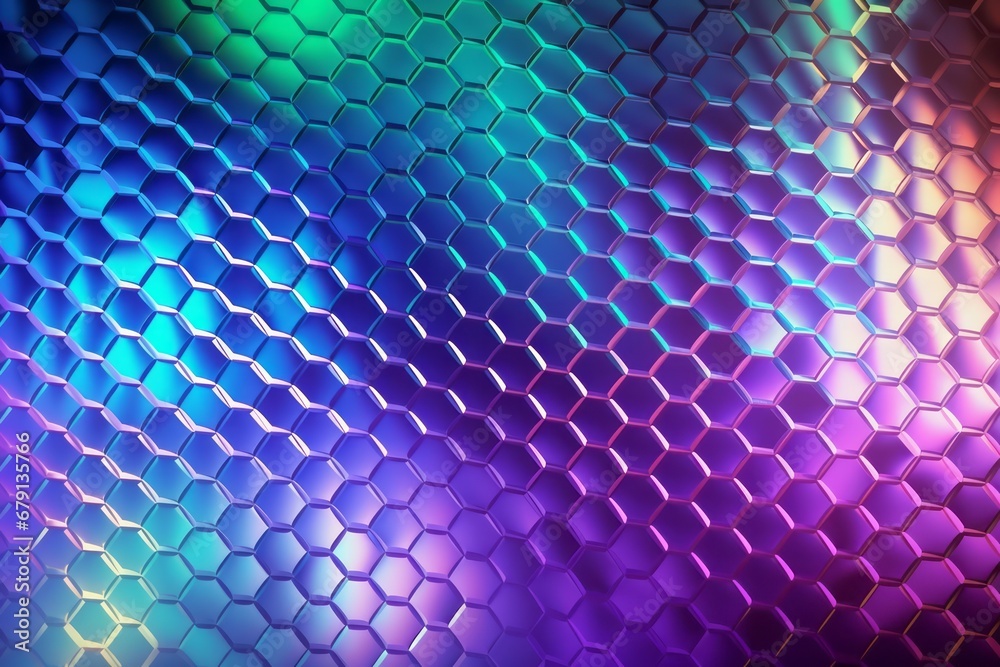 Poster iridescent texture. holographic background. generative ai