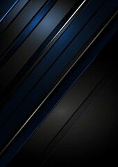 Corporate banner template dark blue and black shiny