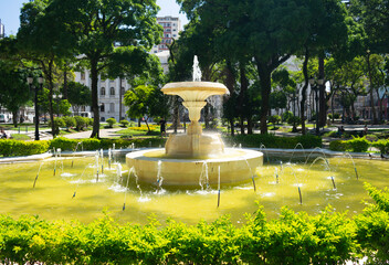 Chafariz da Praça Santos Andrade, Curitiba, Paraná, Brasil