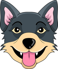 icon of a dog's head