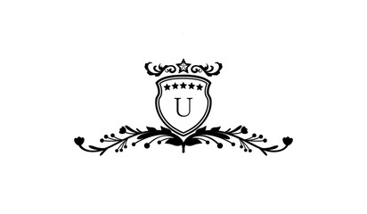 Halloween Monster Skull Logo U