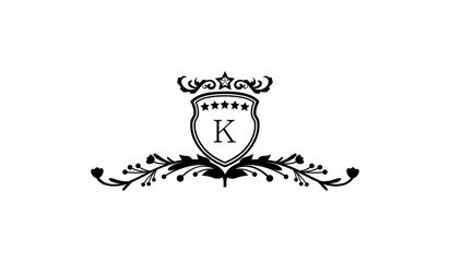 Halloween Monster Skull Logo K