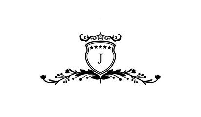 Halloween Monster Skull Logo J