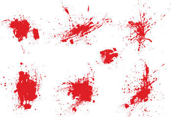 Blood spatter splash bloodstain collection