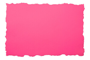 端を引きちぎられたピンク色の紙の背景テクスチャー