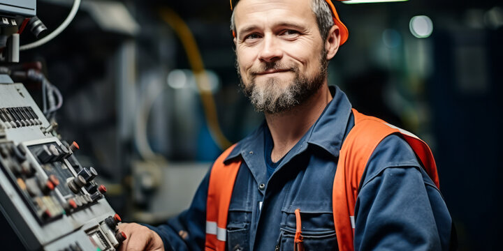 Extruding and Forming Machine Operator portrait. Operate / tend machines that extrude & form continuous filaments from synthetic materials: liquid polymer, rayon, fiberglass, preparatory to processing