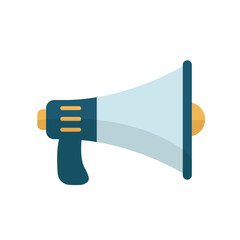 Flat Megaphone Illustration