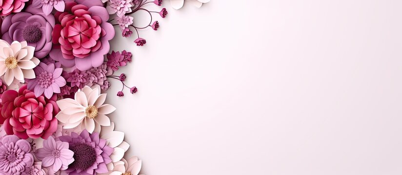 Happy International Women s Day on March 8th Copy space image Place for adding text or design