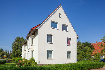 Modernes Wohnhaus, Elsfleth, Wesermarsch, Niedersachsen, Deutschland