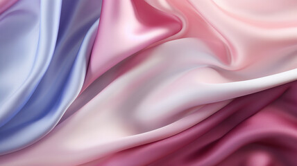 Obraz premium Colored silk drapery fabric background