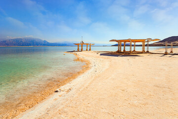  Dead Sea. Evaporated salt