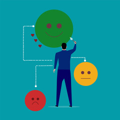 Investment asset allocation and balancing concept Businessman investors make pie charts to balance their portfolios to suit risk and return. © ABC-XYZ