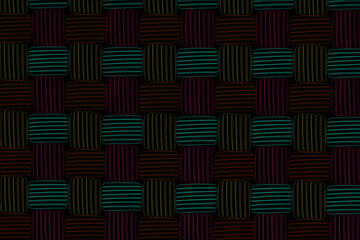 dark green vector background with lines, stripes. modern abstract illustration with colorful lines....