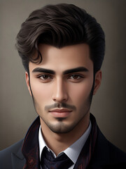 Young Turkish man portrait