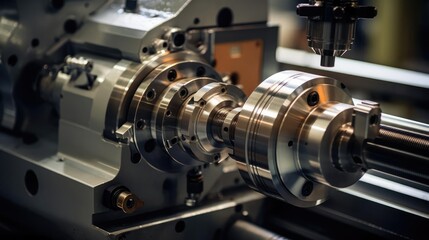 Machining a part on a lathe