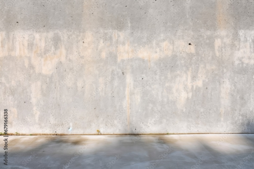 Wall mural over-exposed concrete wall in sunlight