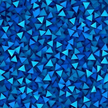 Un motif de triangles bleus