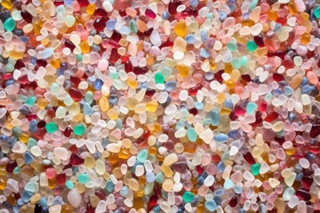 Fototapeta na wymiar macro shot of multicolored sand grains