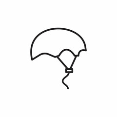 Bicycle helmet line icon. Bicycle helmet Linear outline icon
