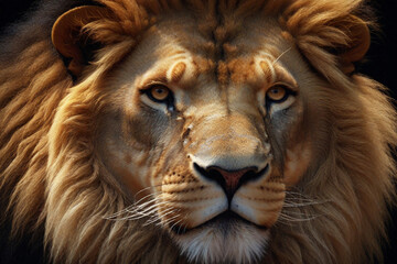 Naklejka premium Male Lion