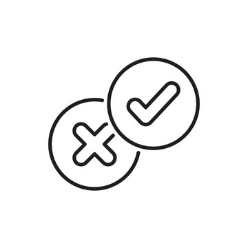 Interview quiz icon outline. Poster show. Answer time