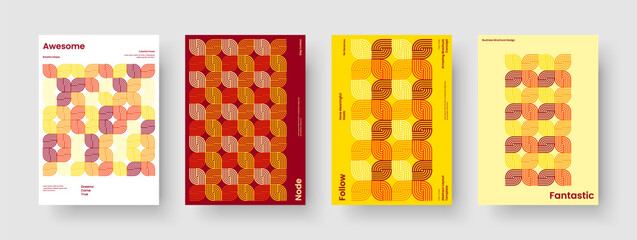 Fototapeta premium Modern Brochure Design. Abstract Report Template. Isolated Banner Layout. Flyer. Book Cover. Business Presentation. Poster. Background. Catalog. Pamphlet. Leaflet. Magazine. Brand Identity. Journal