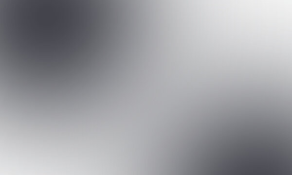 A gray-black gradient blur background is used in the design.